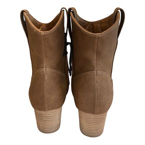 Rachel Zoe Women's Size 9 Rocky Western Ankle Boots Brown Suede Booties NWT - Picture 5 of 8